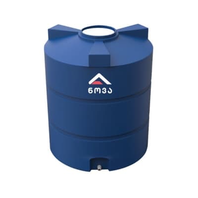 1000 ლ ორშრიანი ლურჯი-თეთრი ავზი ცილინდრულ-ვერტიკალური NOVA