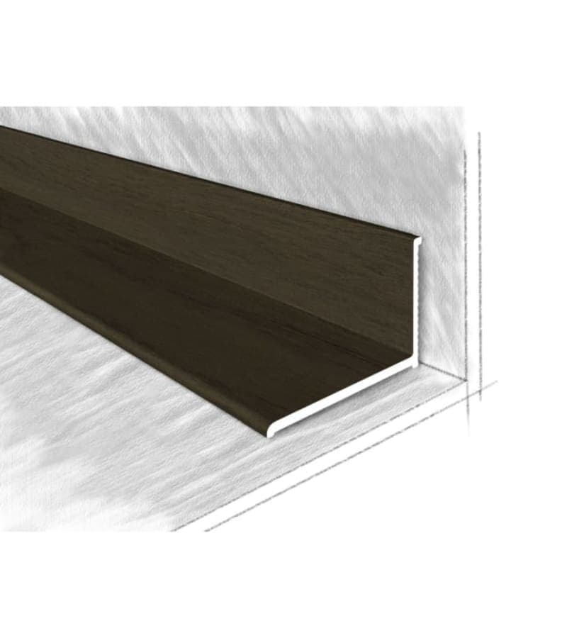 ალუმინის შიგა კუთხე 22,5X12,6მმ #2212-307М 2,70მ Дуб Топаз მწარ. KTM