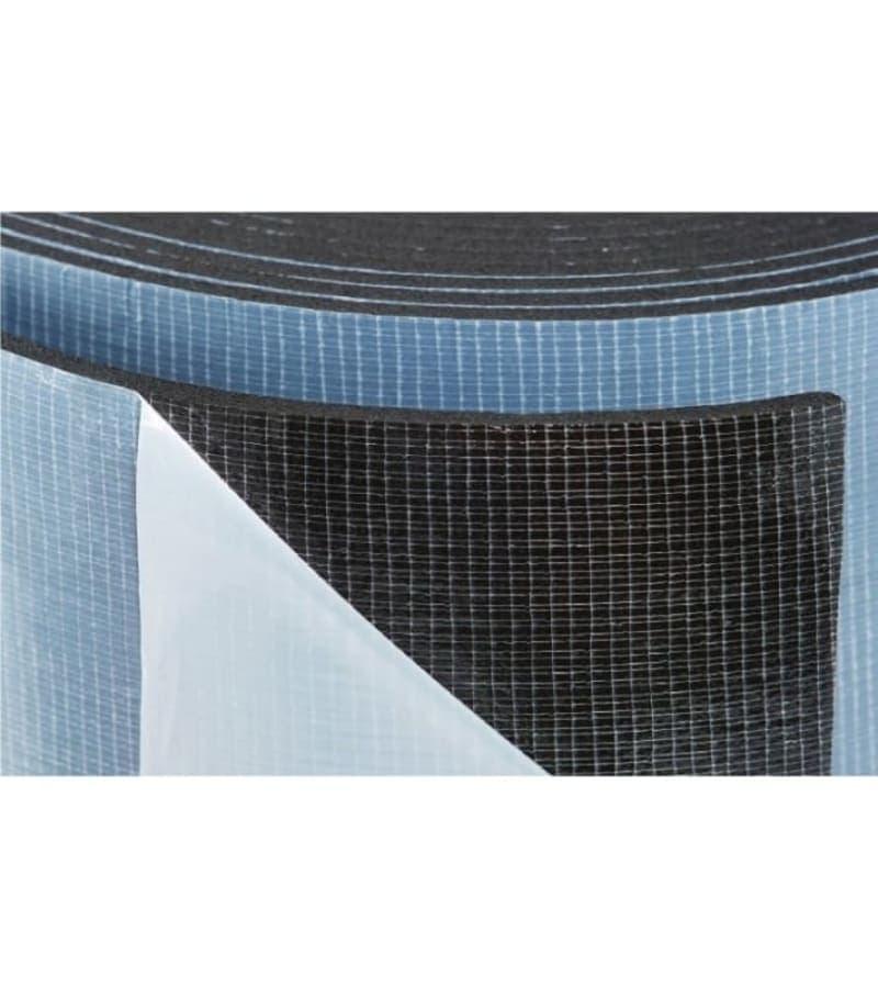 კაუჩუკის საიზოლაციო ღრუბელი თვითწებვადი 6მმ X100სმ (30m2) მწარ. ODE