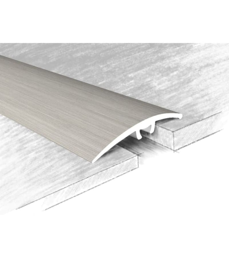 ლამინატის გადასაბმელი ალუმინის თვითწებადი 41მმ #72-618К 0,90მ Дуб Снежный მწარ. KTM