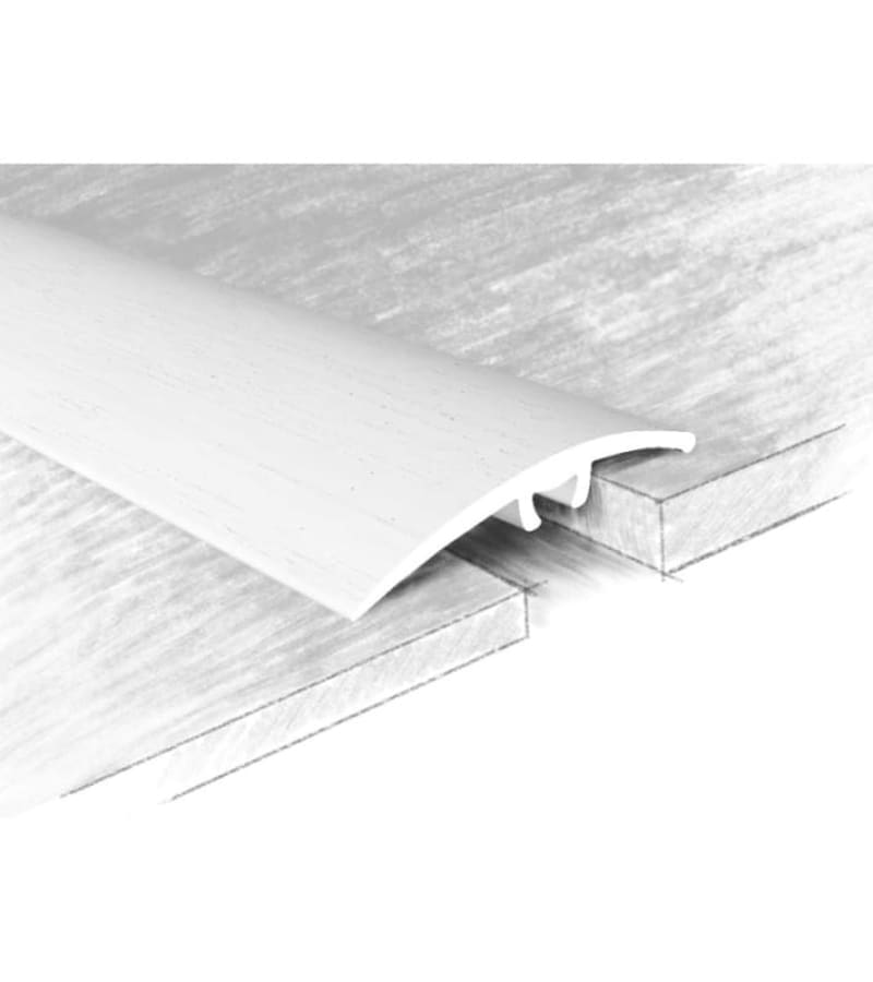 ლამინატის გადასაბმელი ალუმინის თვითწებადი 41მმ #72-012К 0,90მ Дуб Вайт მწარ. KTM