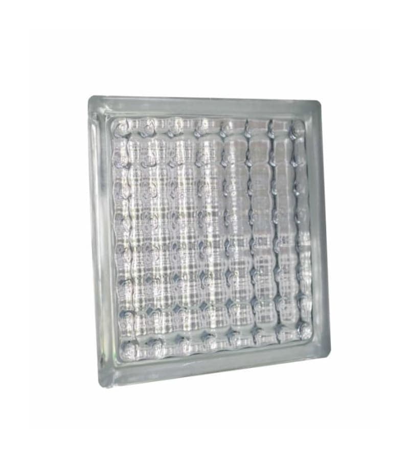 მინის ბლოკი CRYSTAL PARALLEL 190მმ*190მმ*80მმ REBELI