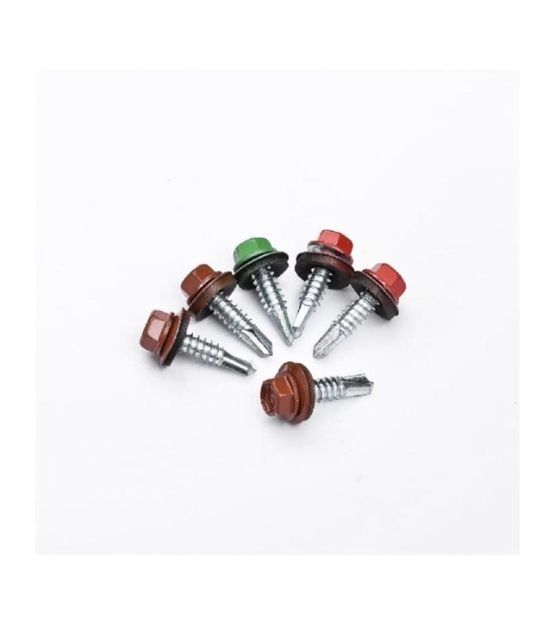 ჭანჭიკი 4.8*70 შუასადებით (300ცალი) ნაცრისფერი RAL 9006