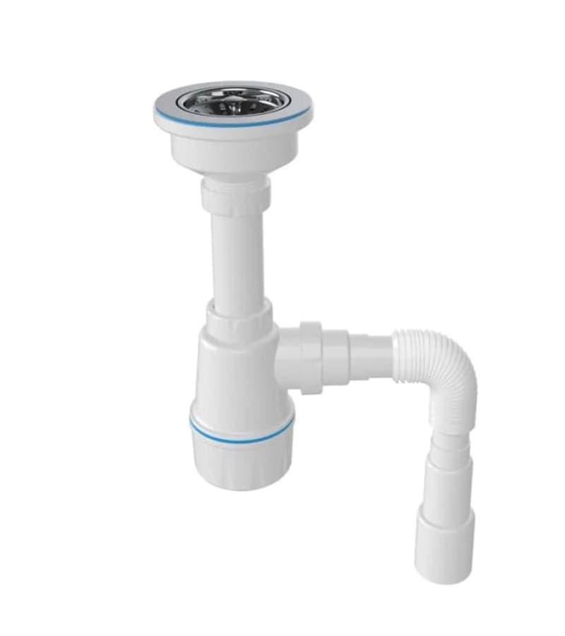 სიფონი ხელსაბანის 1-ნი დიდი #1042 ნახევარგოფრ.Nova