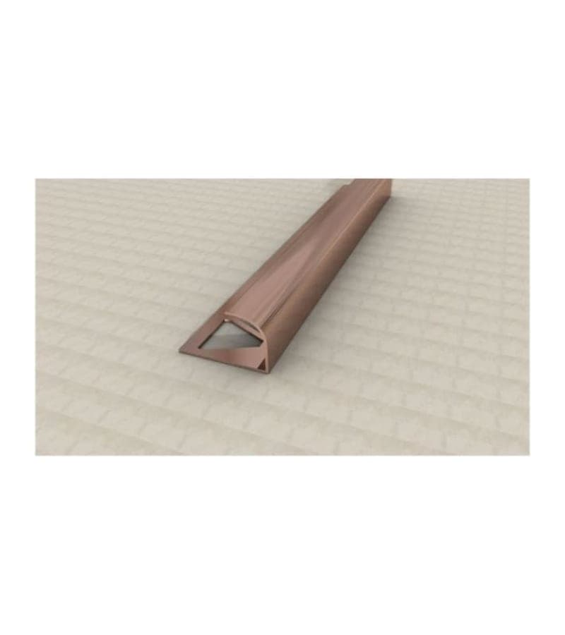 ალუმინის გარე კუთხე კაფელის SMT-1004 10მმ 2,7მ BRONZ მწარ. SAMET