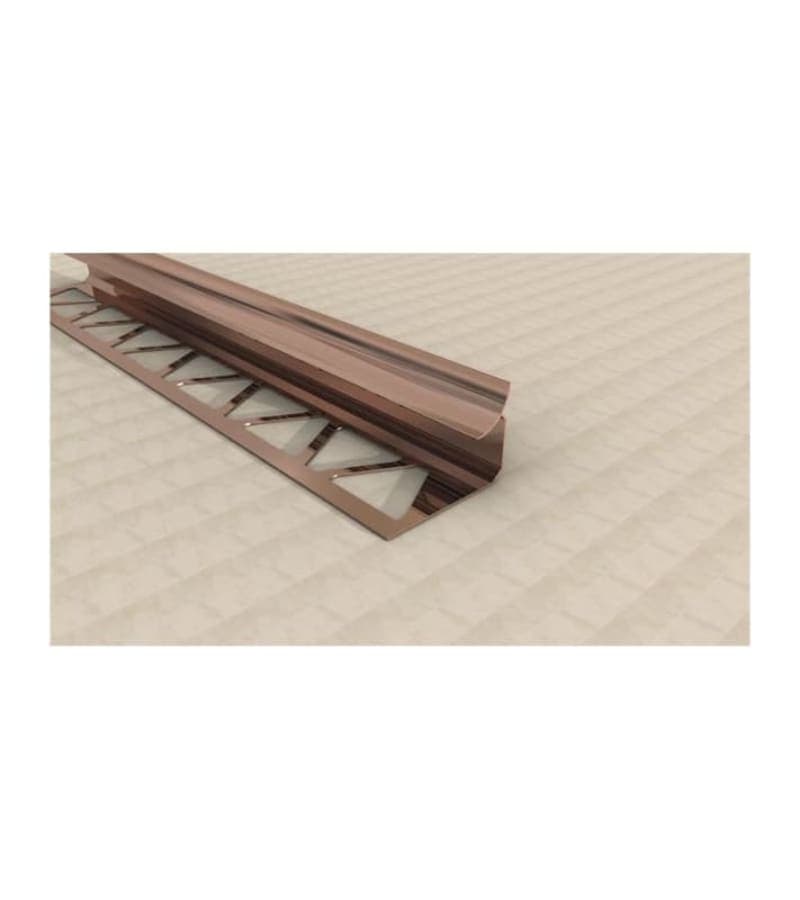 ალუმინის შიგა კუთხე კაფელის SMT-1010 10მმ 2,7მ BRONZ მწარ. SAMET