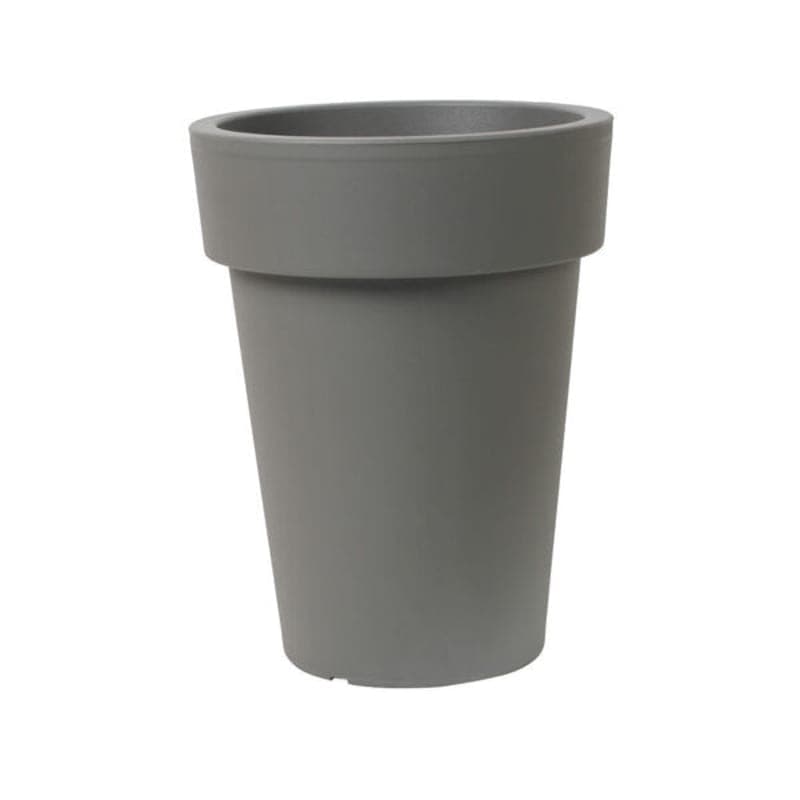 პლასტმასის ქოთანი სადგამით DLOFS კრემისფერი 250მმ 405U