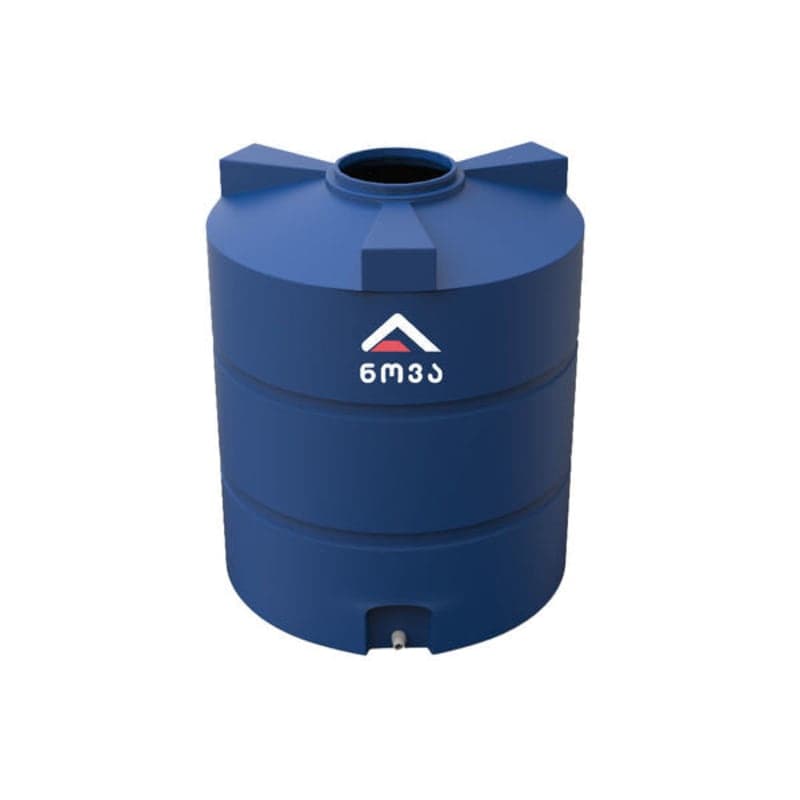 2000 ლ ერთშრიანი ლურჯი ცილინდრულ-ვერტიკალური ავზი NOVA