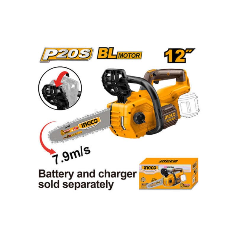 ჯაჭვური ხერხი 12" 20V Li-Ion (CGSLI20128) INGCO