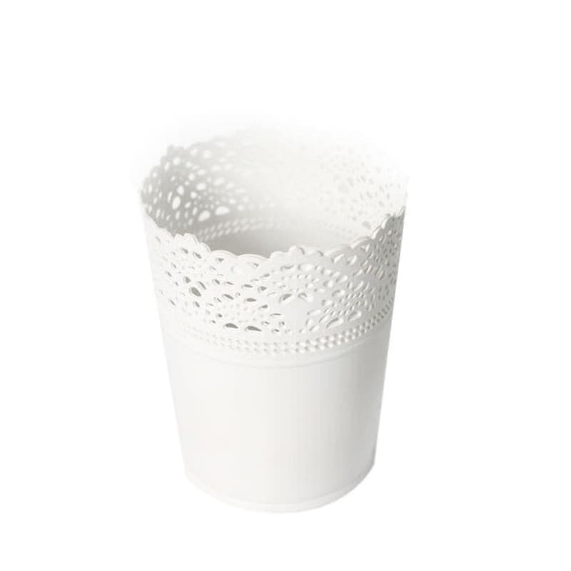 პლასტმასის საყვავილე ქოთანი ორნამენტებით 1.2 ლ GARDEN DESIGN დს-110