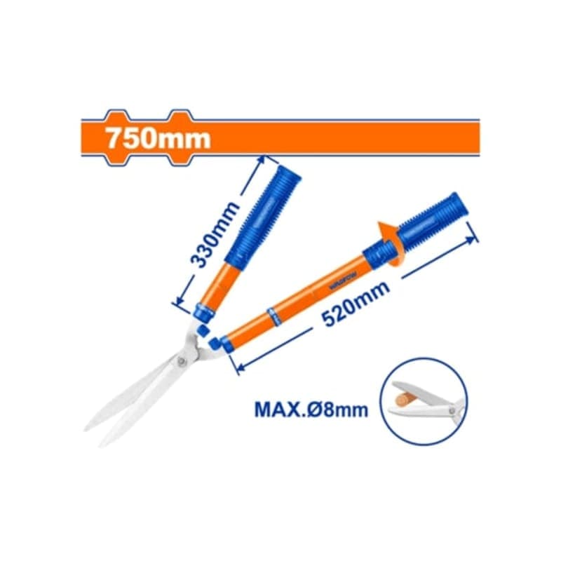 ტელესკოპური საჭრელი მაკრატელი 550-750 მმ (WPR1E90) WADFOW