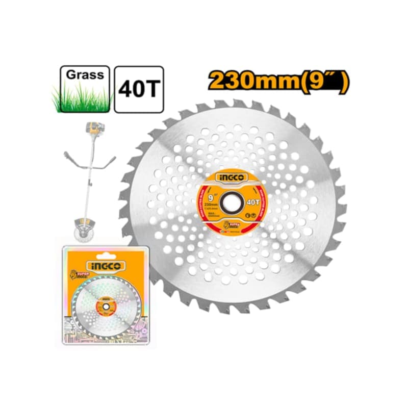 ბალახის სათიბის დანა მრგვალი 230 მმ (TSB423045) INGCO