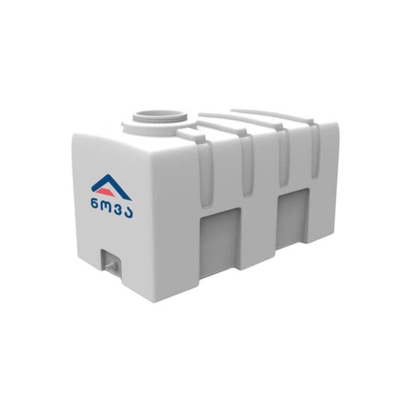 100 ლ ერთშრიანი ნატურალი (თეთრი) პრიზმულ-ჰორიზონტალური ავზი NOVA