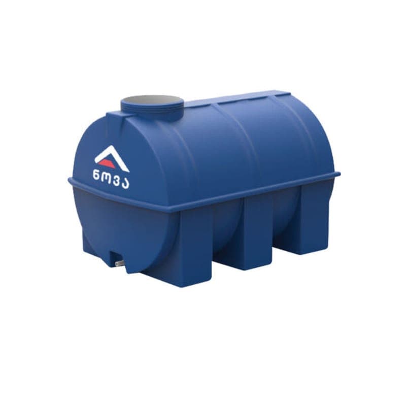 2000 ლ ორშრიანი ლურჯი-თეთრი ცილინდრულ-ჰორიზონტალური ავზი NOVA