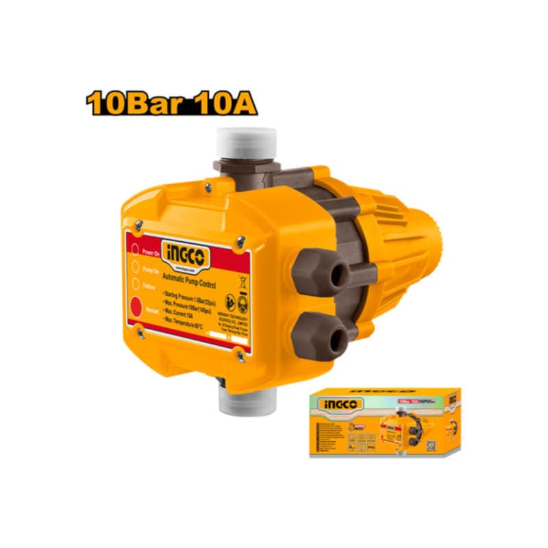 წყლის ტუმბოს მართვის ბლოკი 10 ამპ INGCO WAPS001