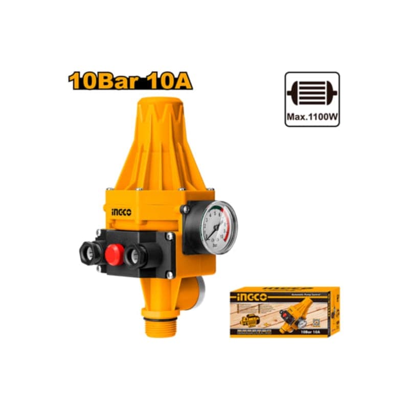 წყლის ტუმბოს მართვის ბლოკი 10 ამპ INGCO WAPS002