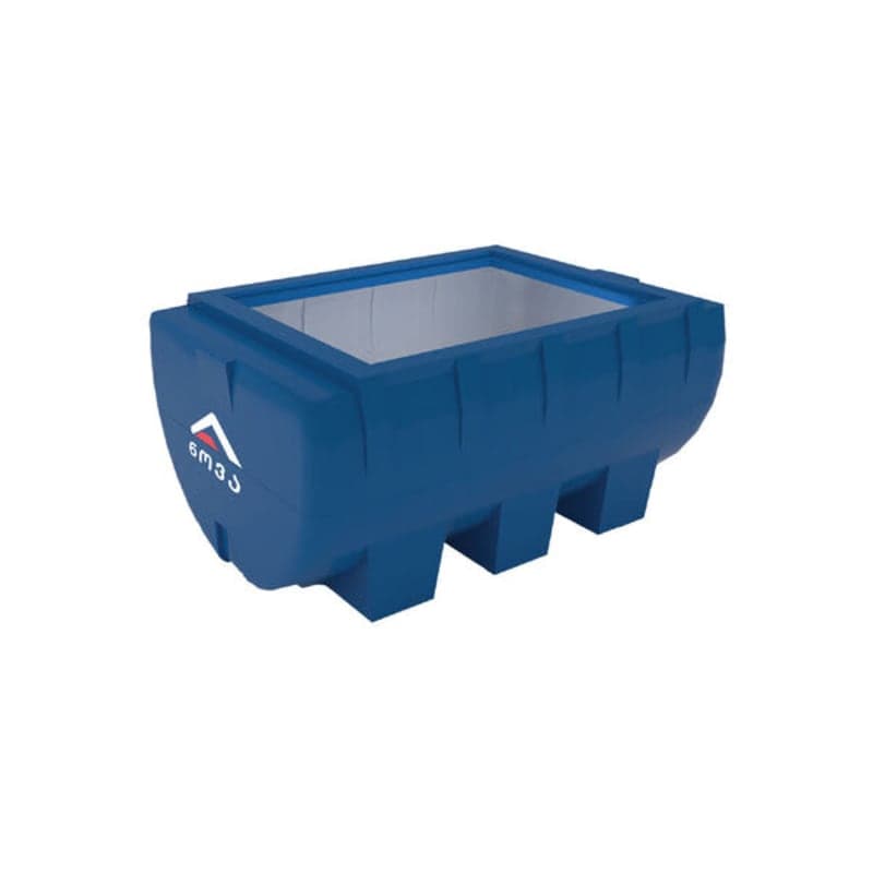 850 ლ ორშრიანი ლურჯი-თეთრი ცილინდრული ღია ავზი 'საწნახელი' NOVA