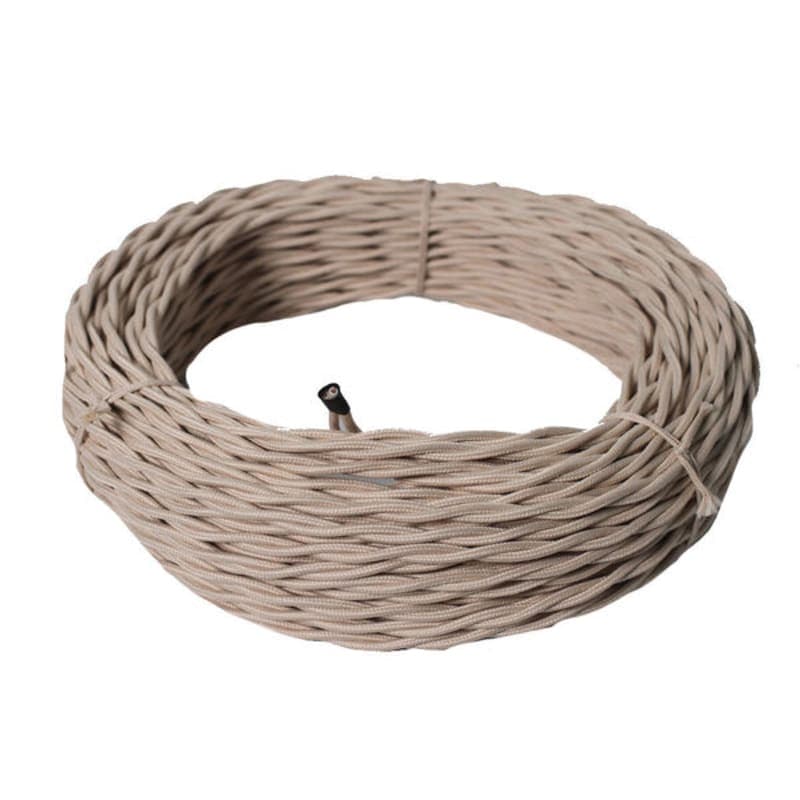 სადენი რეტრო კრემისფერი 2X2.5 Эко SQ2801-0112