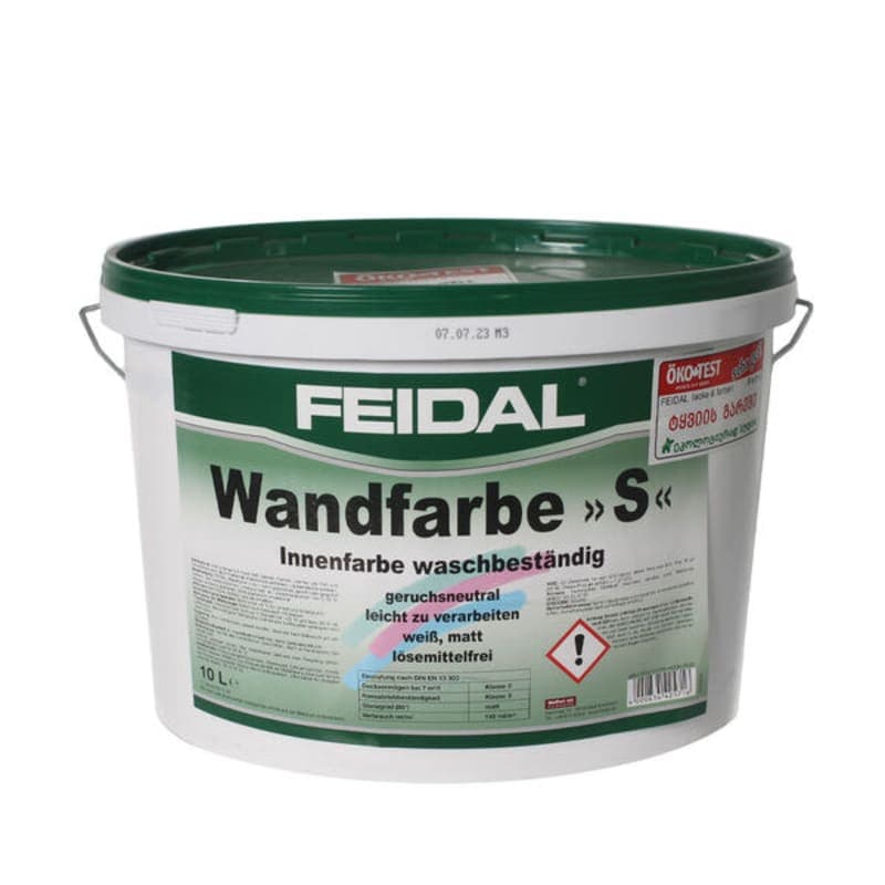 10 ლ ინტერიერის საღებავი FARDY Wandfarbe S Weib