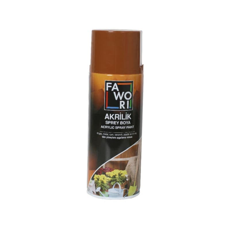 საღებავი სპრეი FAWORI AKR. SPREY RAL8003 ღია ყავისფერი 400ML