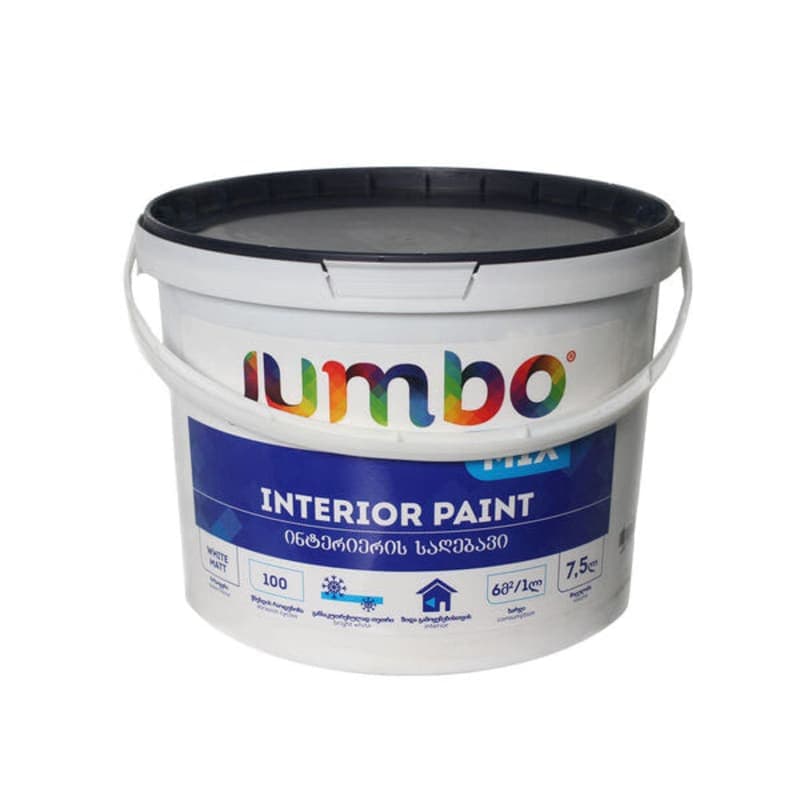 12კგ ინტერიერის საღებავი JUMBO MIX