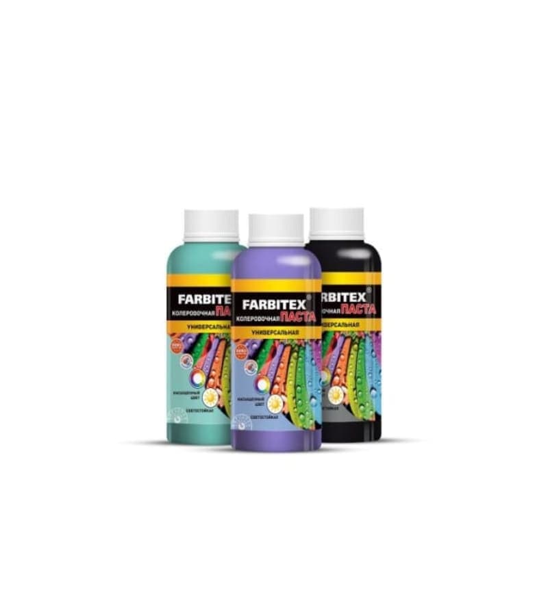 საღებავის ფერი უნივერსალური FARBITEX золотистый 0.1ლტ