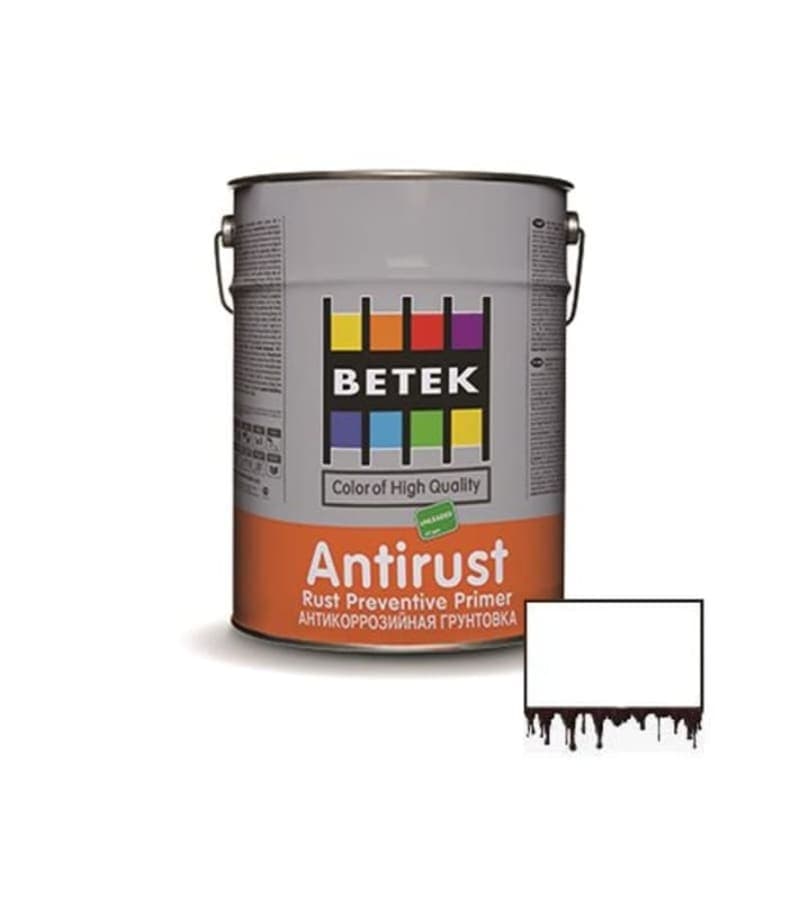 საღებავი Betek Antirust 2.5ლტ თეთრი