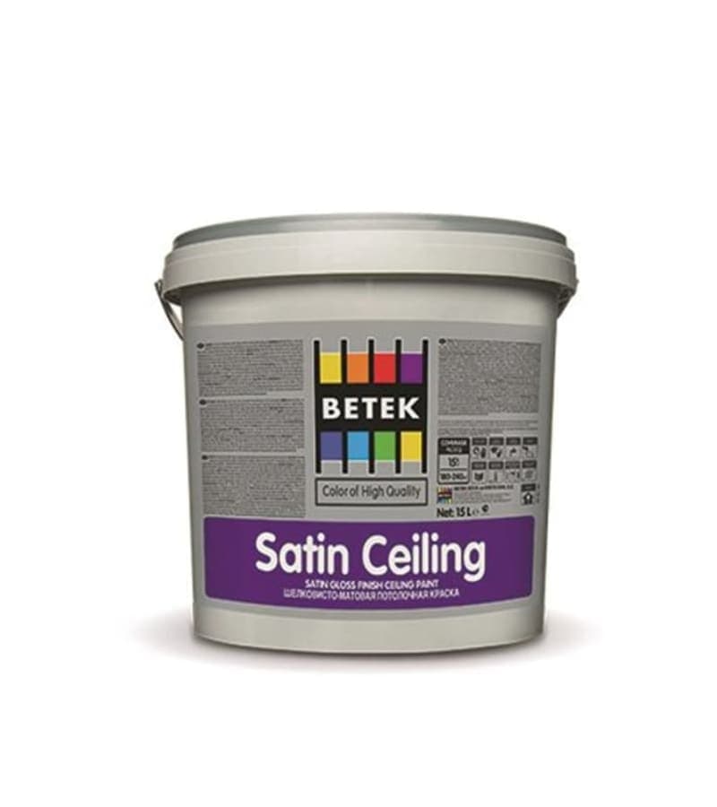 საღებავი Betek Satin Ceiling 7.5 ლტ