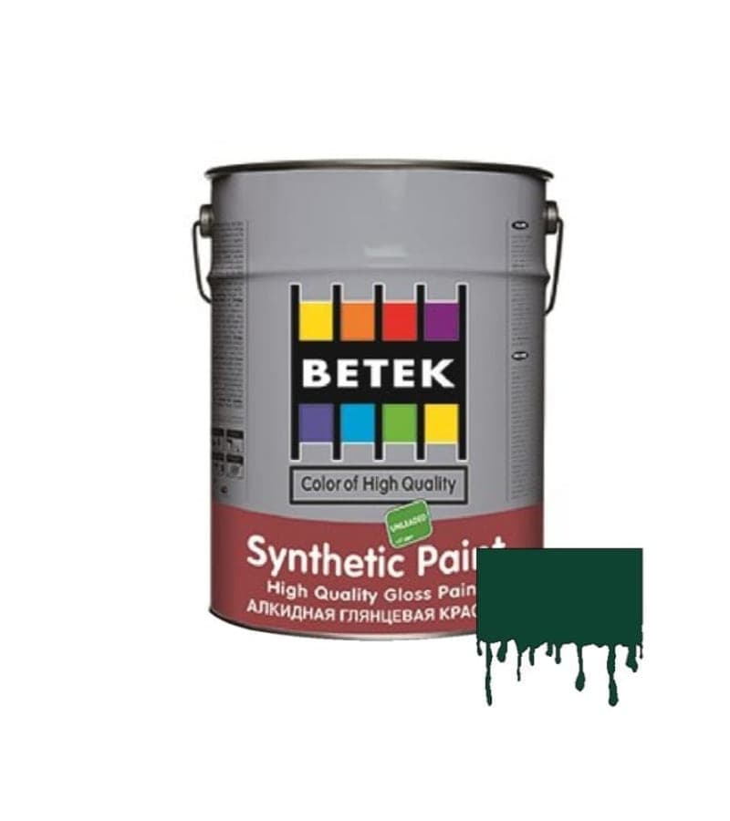 საღებავი Betek Synth. Paint 2.5ლტ #19 D.Green