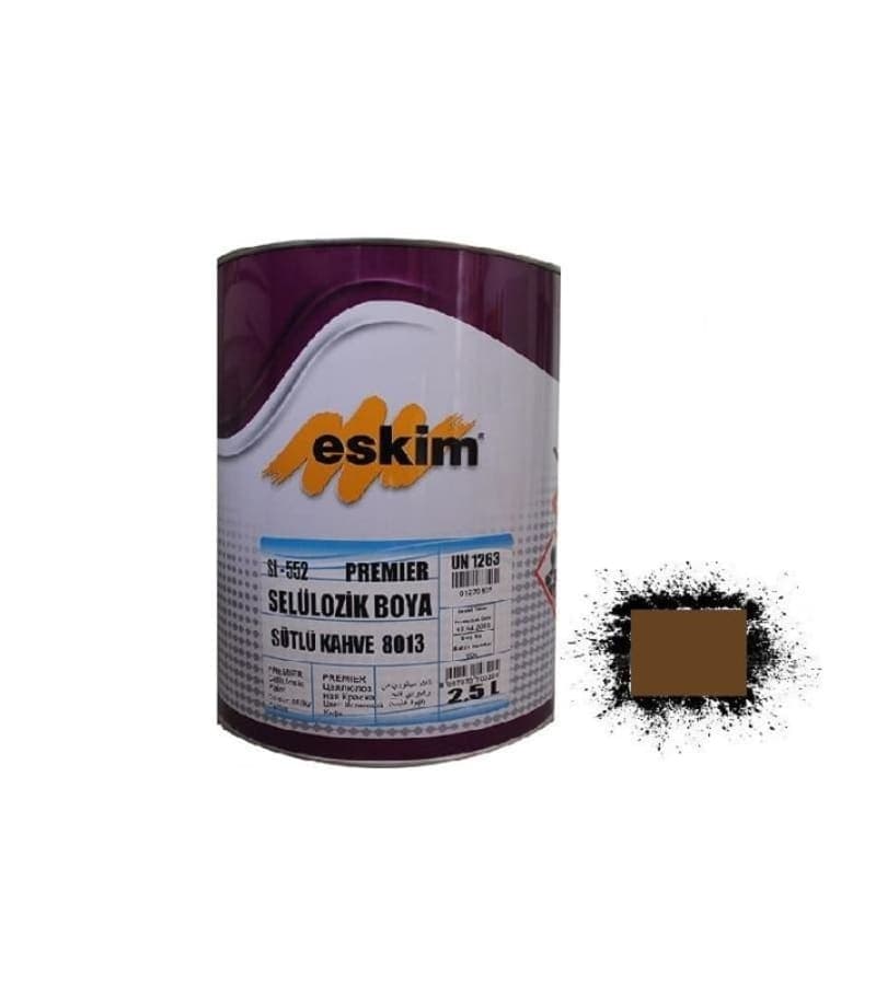 საღებავი Eskim Cellulozik Paint (8012) მუქი ყავისფერი 0.75ლტ